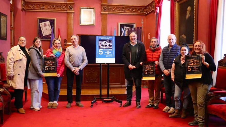 Un momento de la presentación de la cabalgata en el Ayuntamiento de Villaviciosa. | A. V.