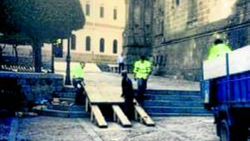 Preparativos para la Semana Santa