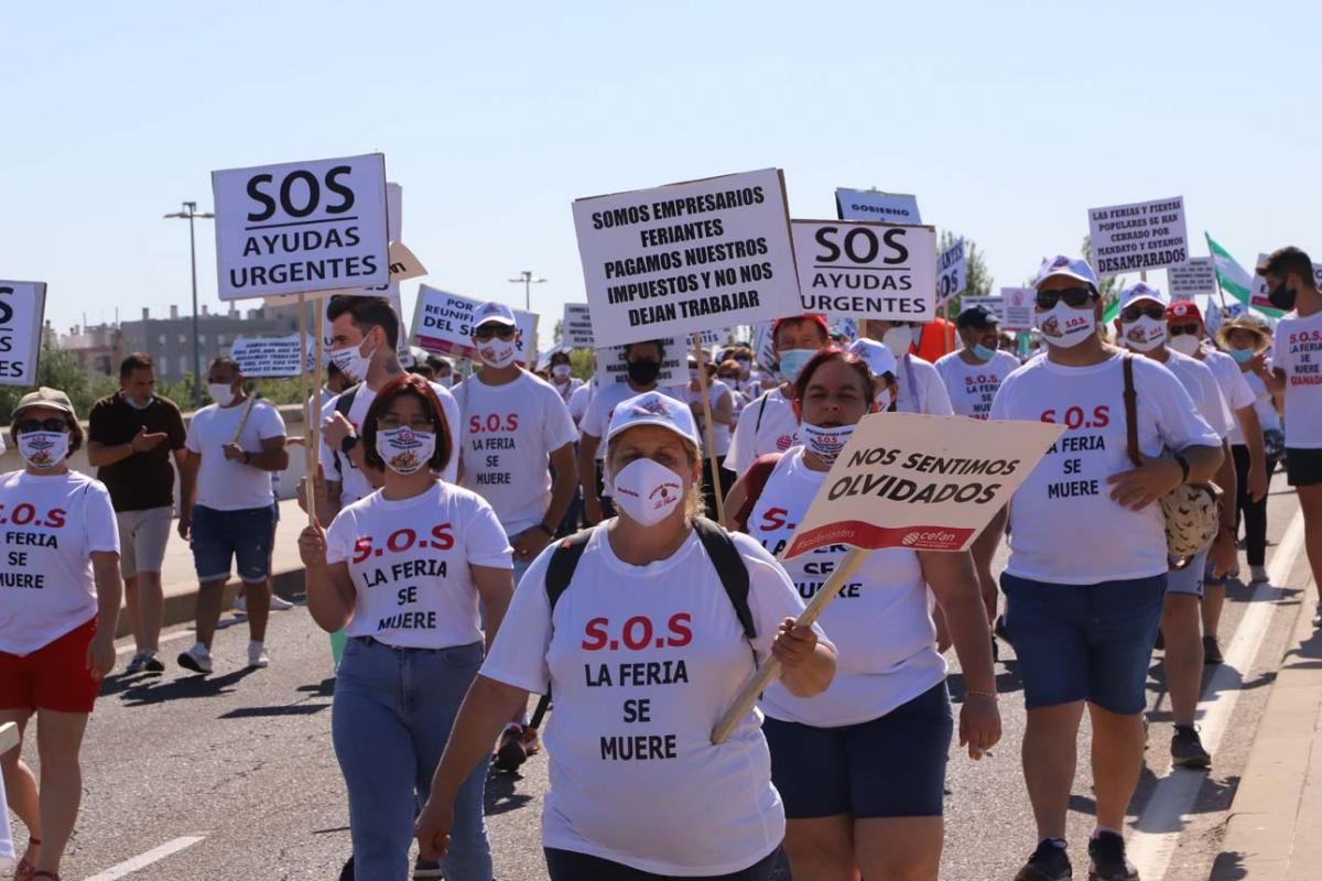 Los feriantes se sienten olvidados