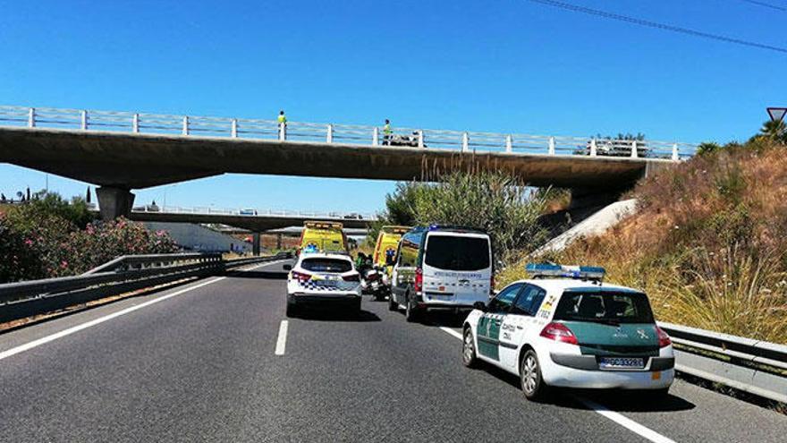 Un paciente del hospital de Inca muere al tirarse desde un puente a la autopista