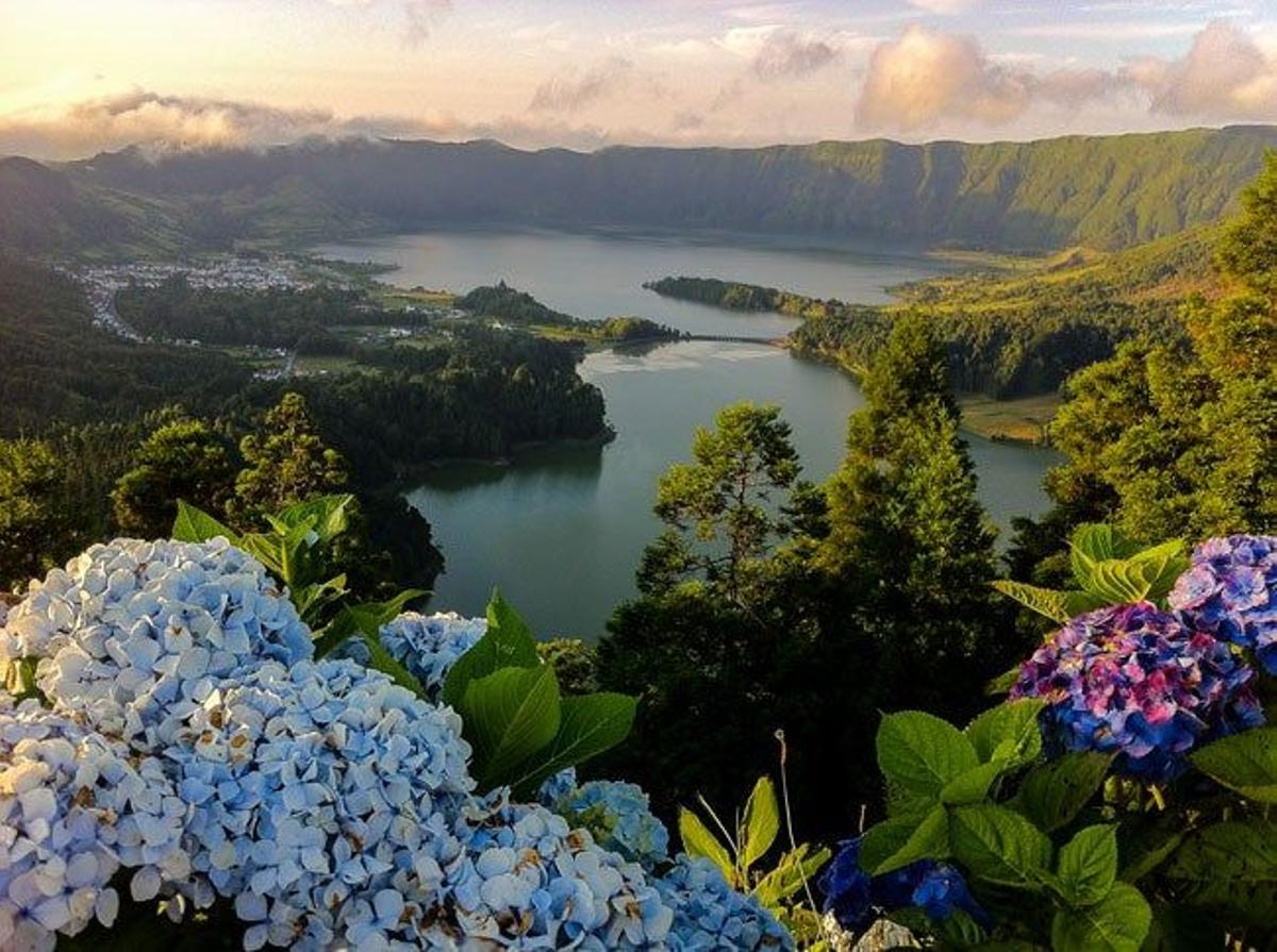 Lago Siete Ciudades, en San Miguel