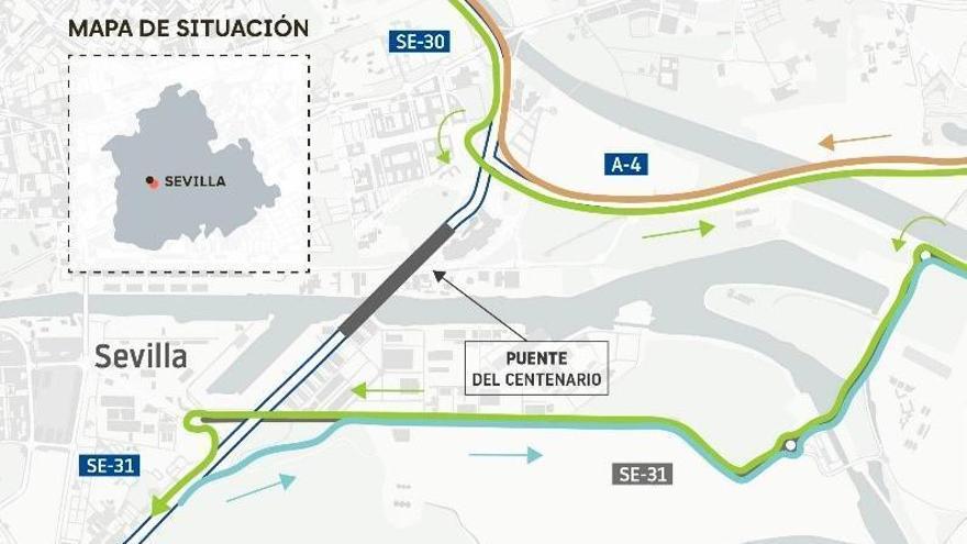 Cortes y desvíos en la SE-30