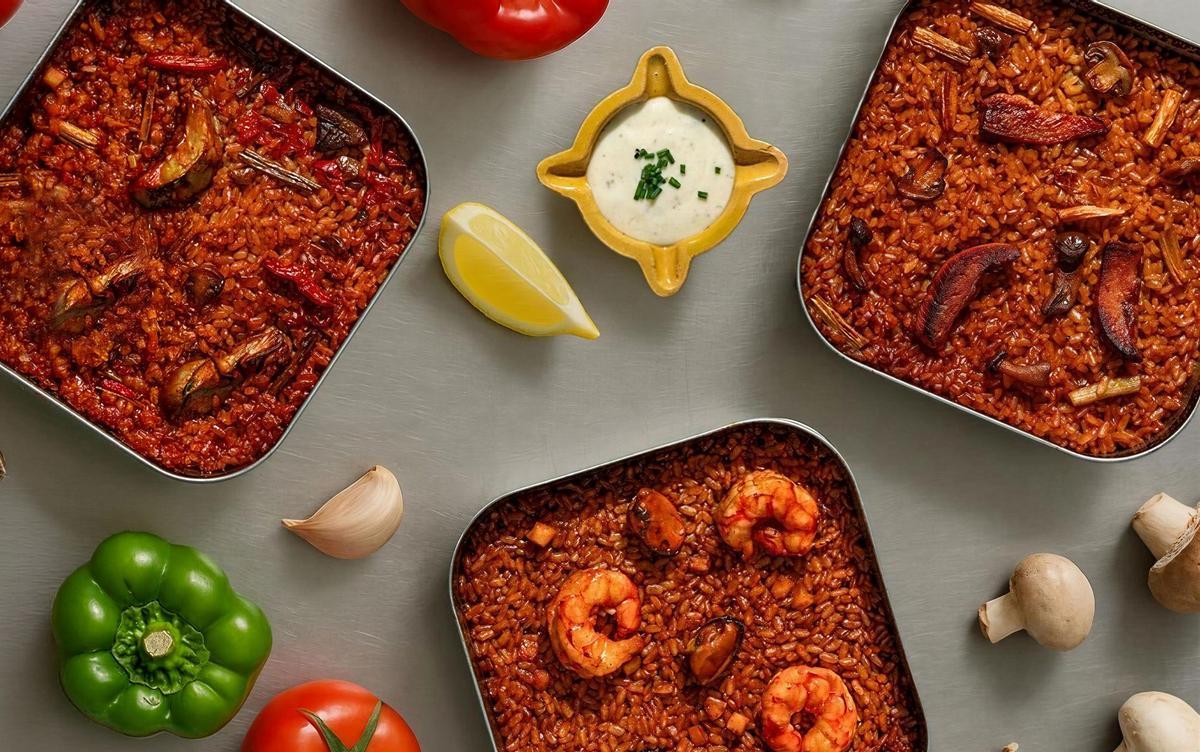 Platos preparados por el grupo empresarial Familia Martínez.