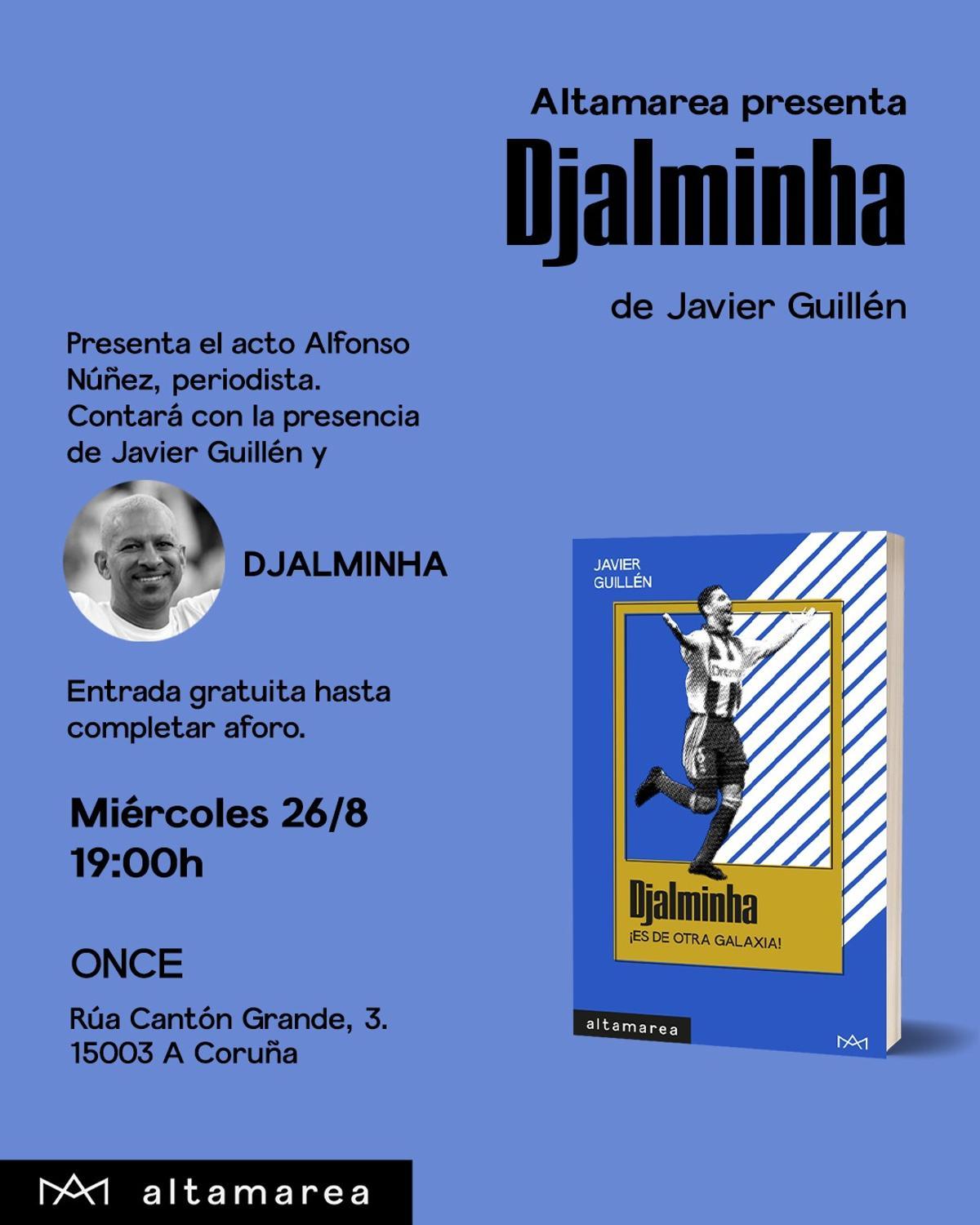 Cartel de presentación de 'Djalminha, ¡Es de otra galaxia!'