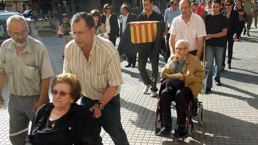 Imagen del homenaje que ayer se rindió a Ángel Vaíllo.