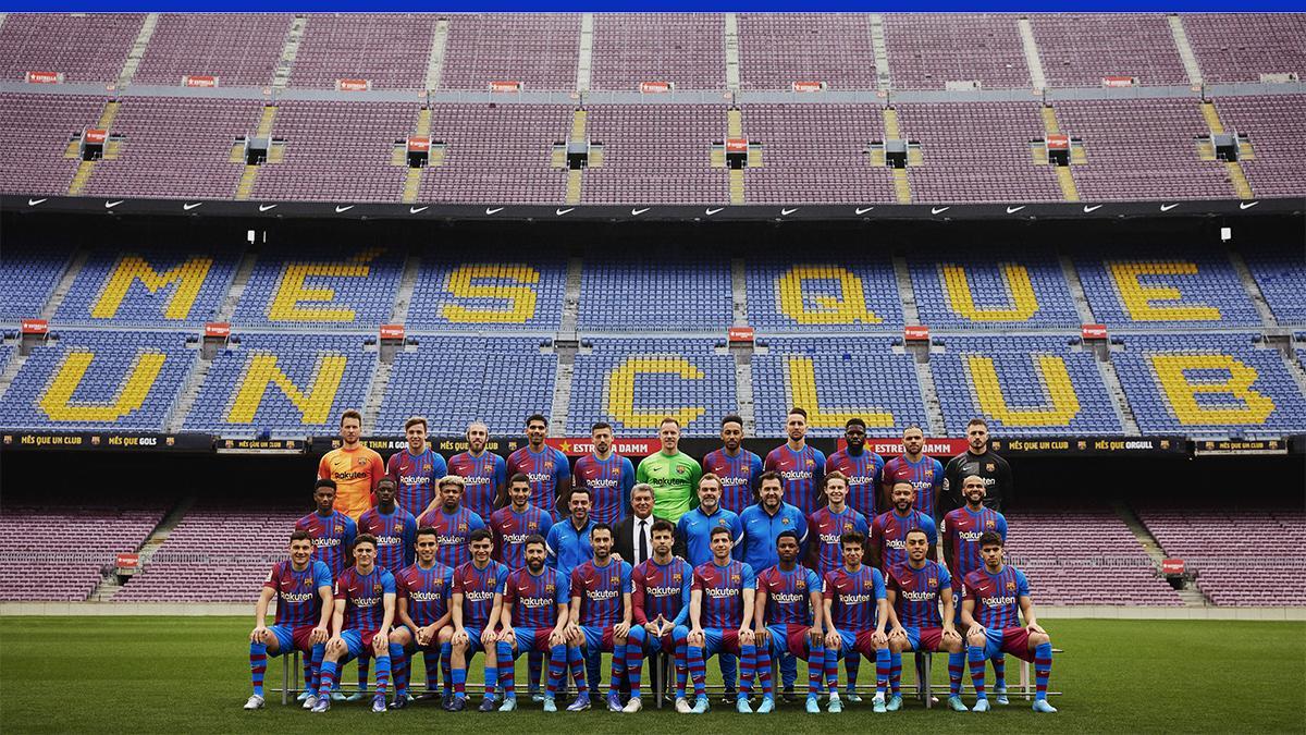 Así se ha hecho el Barça la foto oficial en el Camp Nou