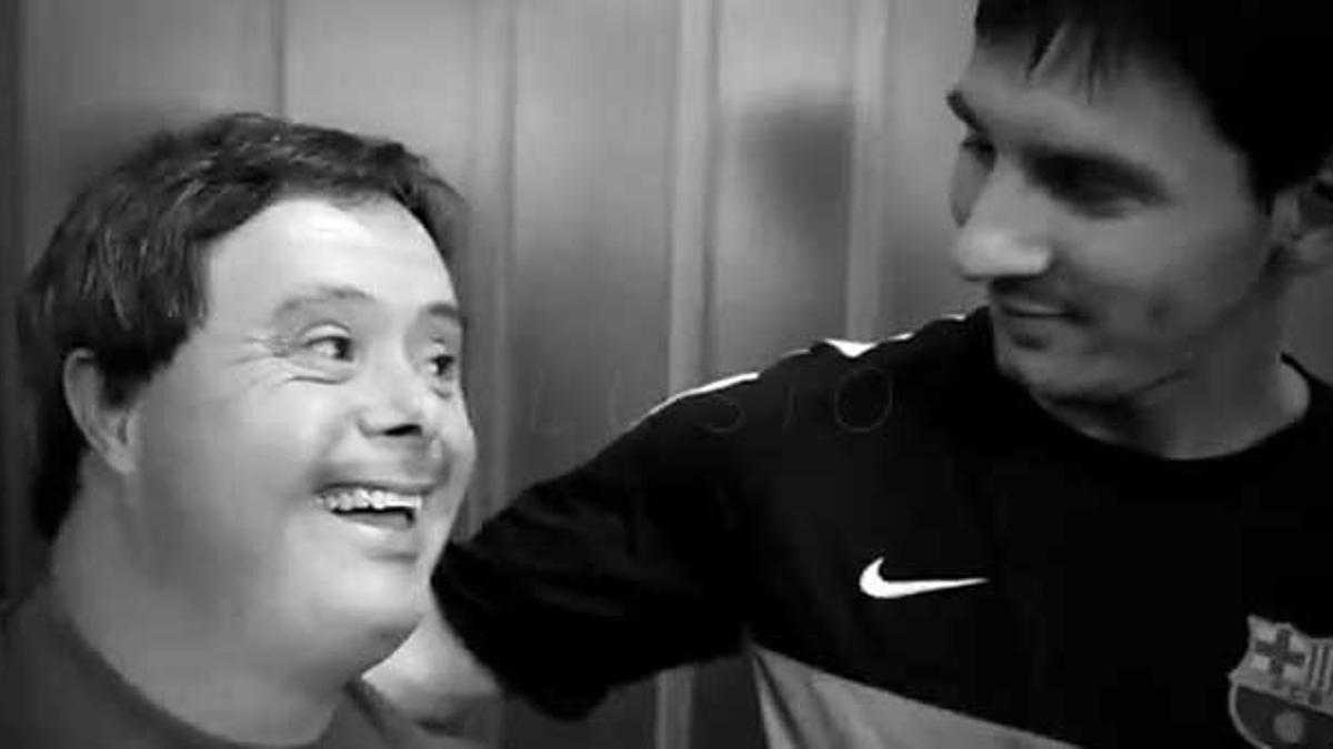 Messi, siempre volcado con Special Olympics