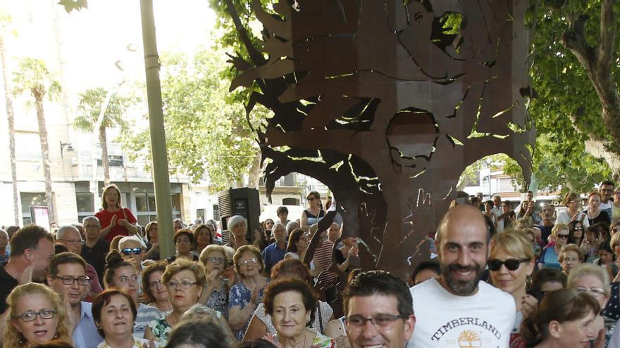 Torró y Rodríguez hace un año, en el agasajo al alcalde en Ontinyent.