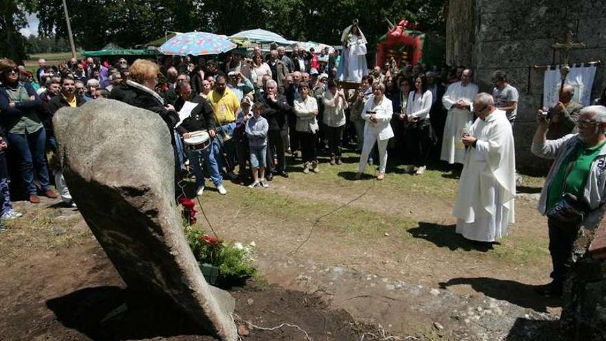 Lamas recuerda al vecino que recuperó la fiesta de A Pascuilla