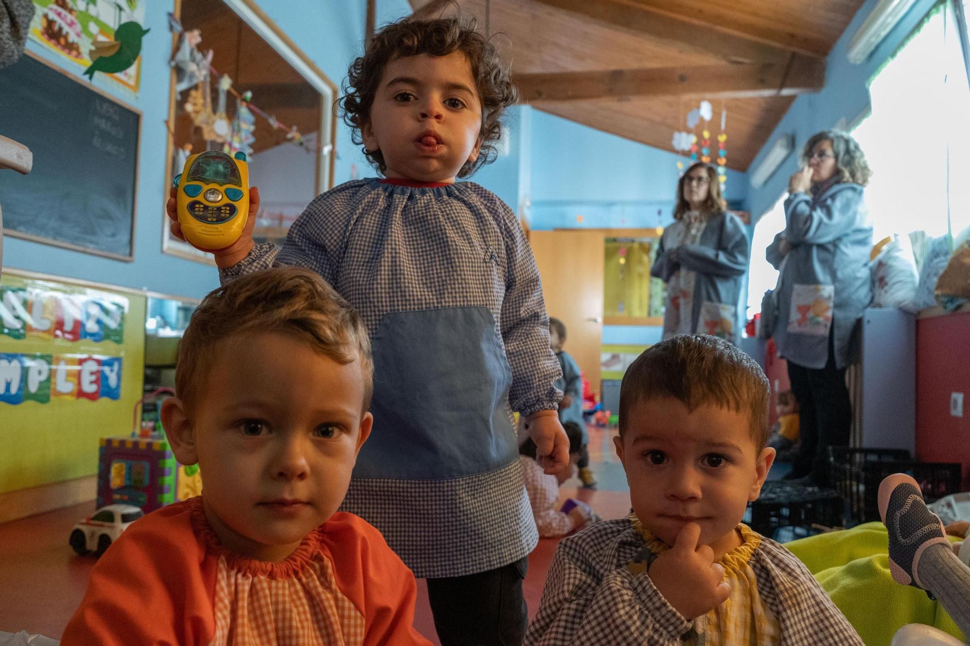 GALERÍA| Los niños de la escuela infantil de Villaralbo