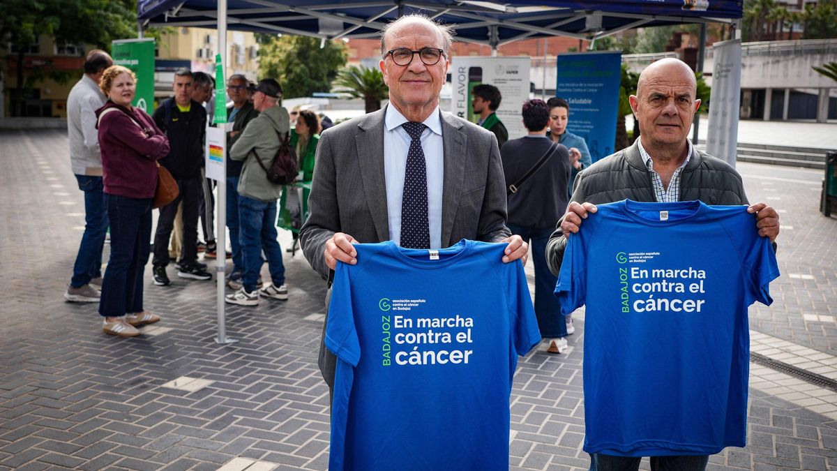 Presentación de la V Caminata contra el cáncer de Badajoz