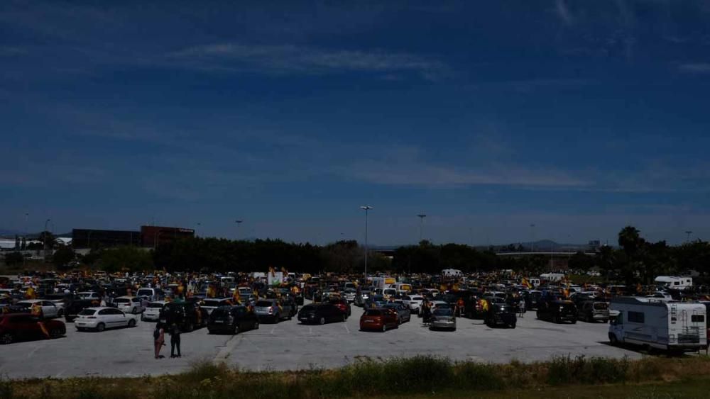 Caravana de Vox en Málaga contra el Gobierno