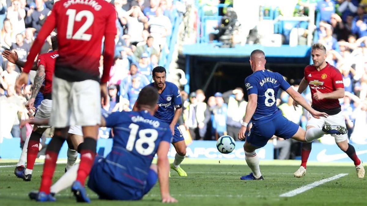El Chelsea-United liguero se saldó con empate 2-2