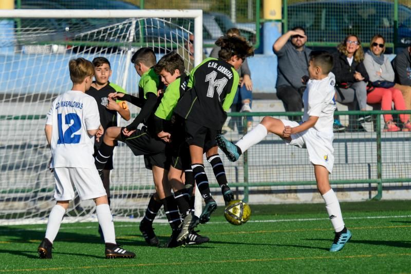 25-01-20  DEPORTES. CAMPOS DE FUTBOL DE LA ZONA DEPORTIVA DEL PARQUE SUR EN  MASPALOMAS. MASPALOMAS. SAN BARTOLOME DE TIRAJANA.  Maspalomas-Carrizal (alevines).  Fotos: Juan Castro.  | 25/01/2020 | Fotógrafo: Juan Carlos Castro