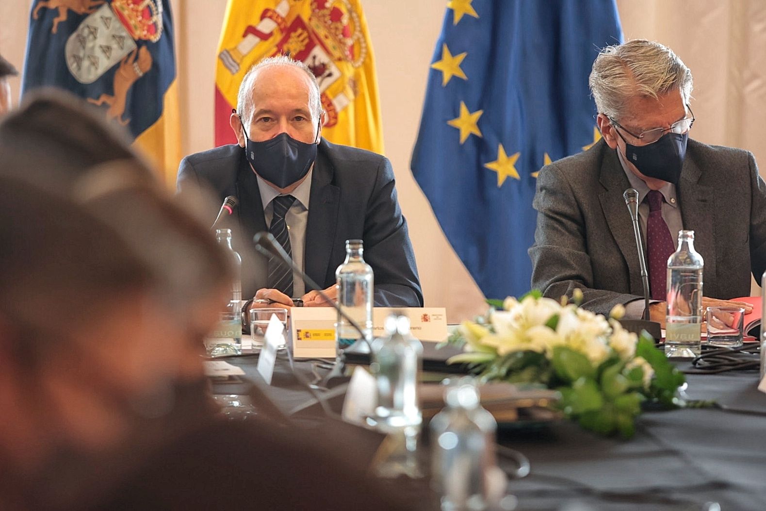 El ministro de Justicia, Juan Carlos Campo, en la reunión de la Conferencia Sectorial de Justicia