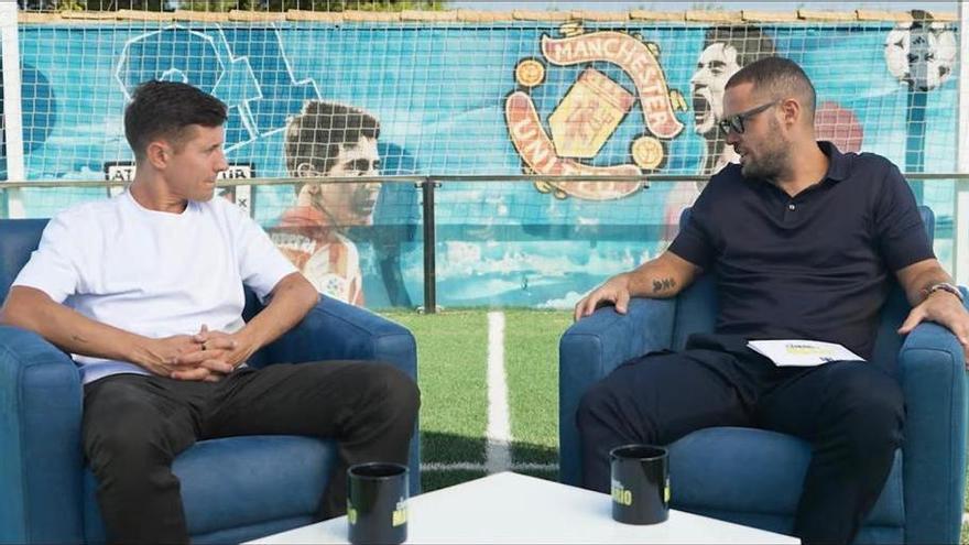Ander Herrera, jugador del Real Zaragoza, en el canal de Mario Suárez: "Fue muy duro ver el descenso a Primera Federación, pero llevaban años comprando papeletas"