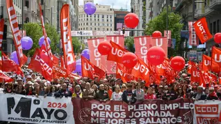 El Gobierno copa la manifestación del Primero de Mayo