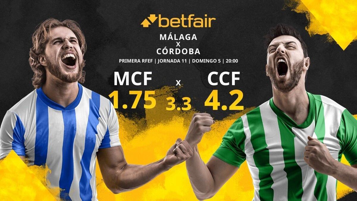 Málaga CF vs. Córdoba CF: horario, TV, estadísticas, clasificación y pronósticos