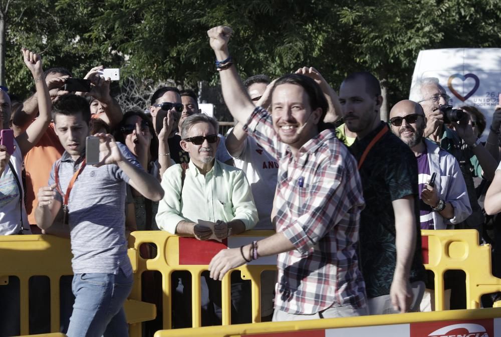 Acto central de Units Podem Més en Palma