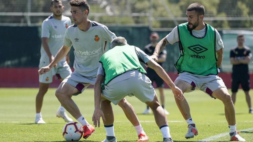 Dani RodrÃ­guez, en un entrenamiento reciente