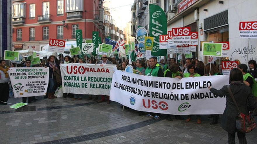 Imagen de la concentración en la plaza Uncibay.