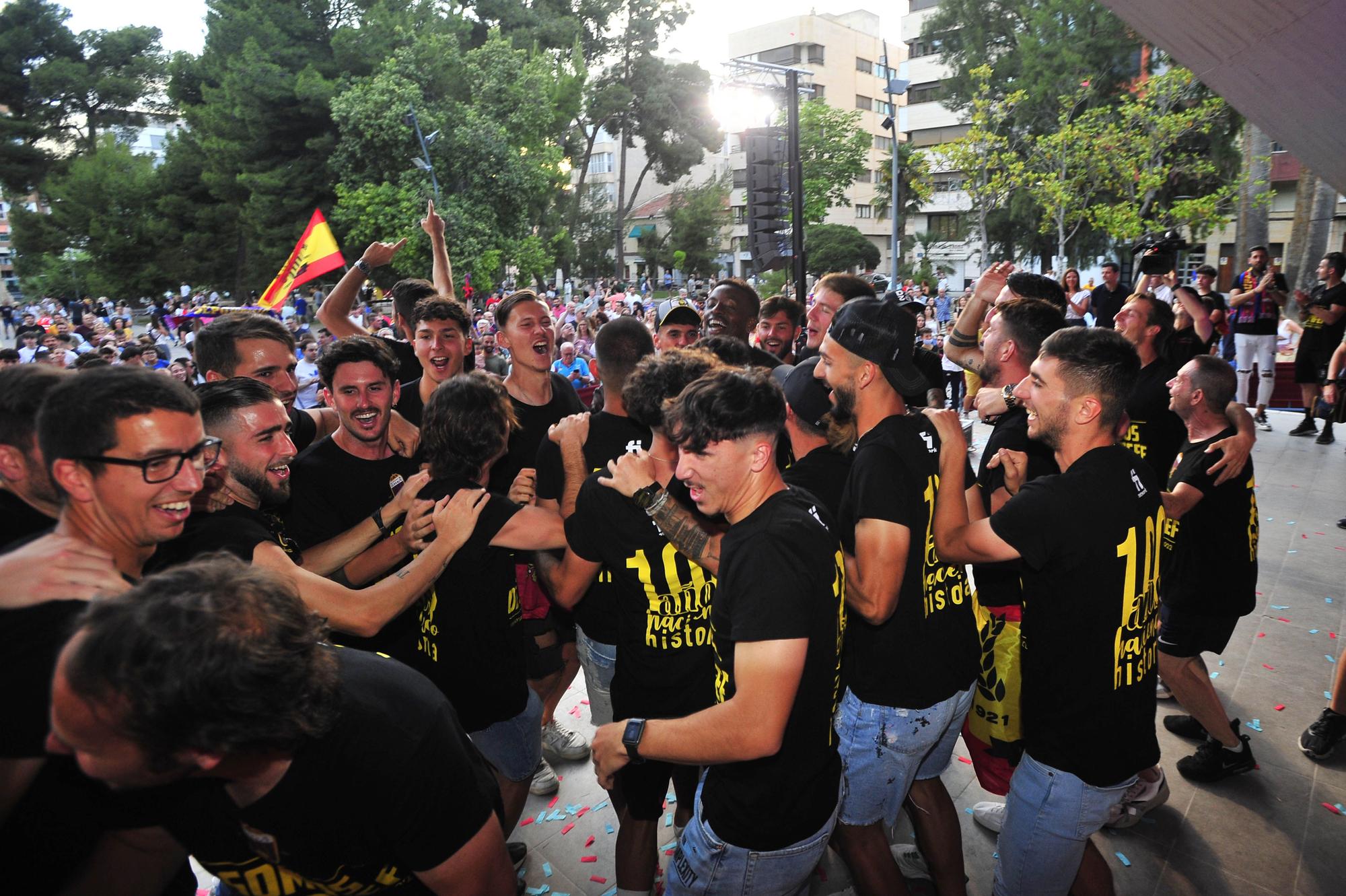 Celebración ascenso del Eldense