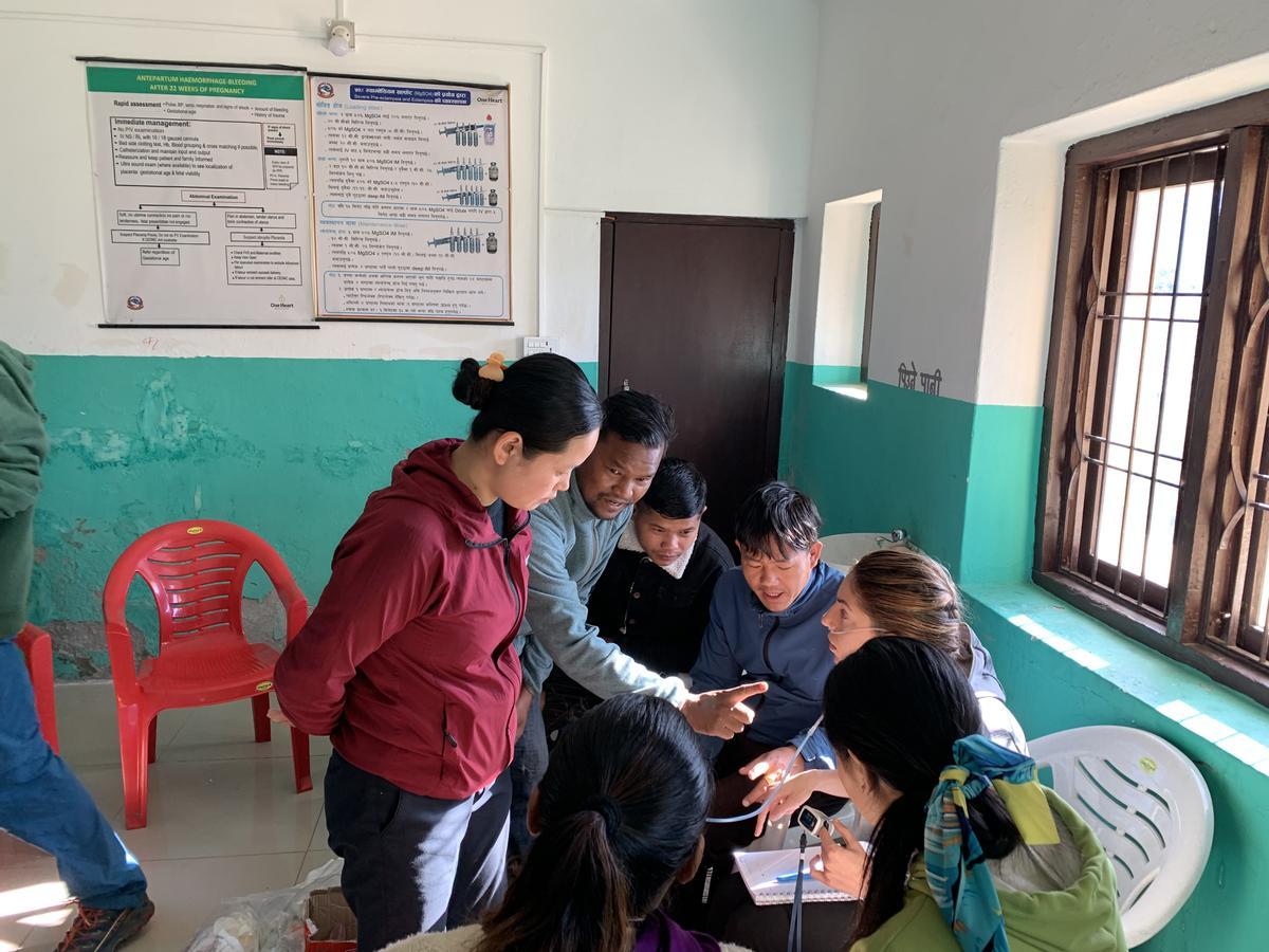 Cada tarde desarrollaron formaciones técnicas para mejorar la asistencia de los profesionales locales.
