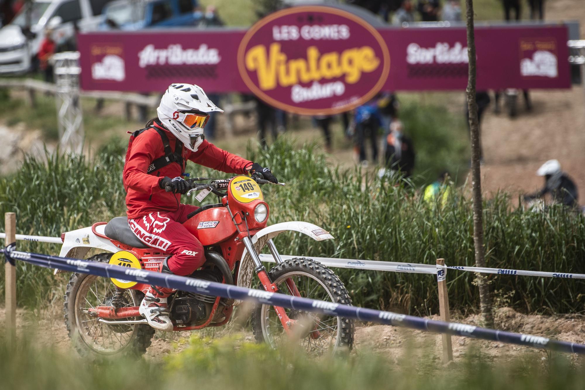 Gran éxito de participación en la 1ª edición de Les Comes Vintage Enduro