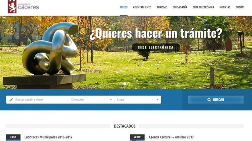 El Ayuntamiento de Cáceres crea un portal de transparencia
