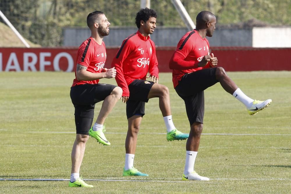 Entrenamiento del Sporting