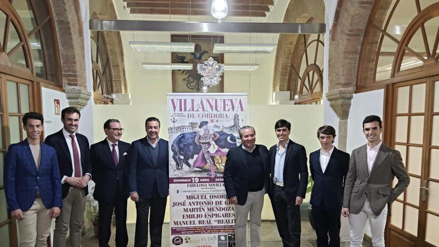 Villanueva de Córdoba apuesta por las jóvenes promesas y acogerá una novillada el domingo 19 de abril