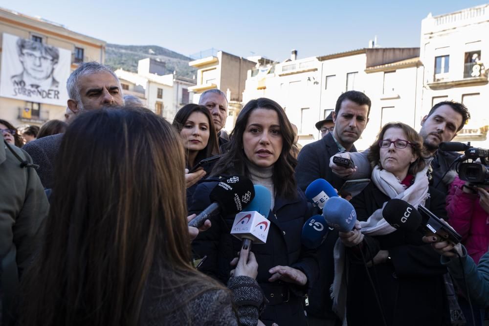 Ciutadans amb Inés Arrimadas fan un acte de partit a Amer