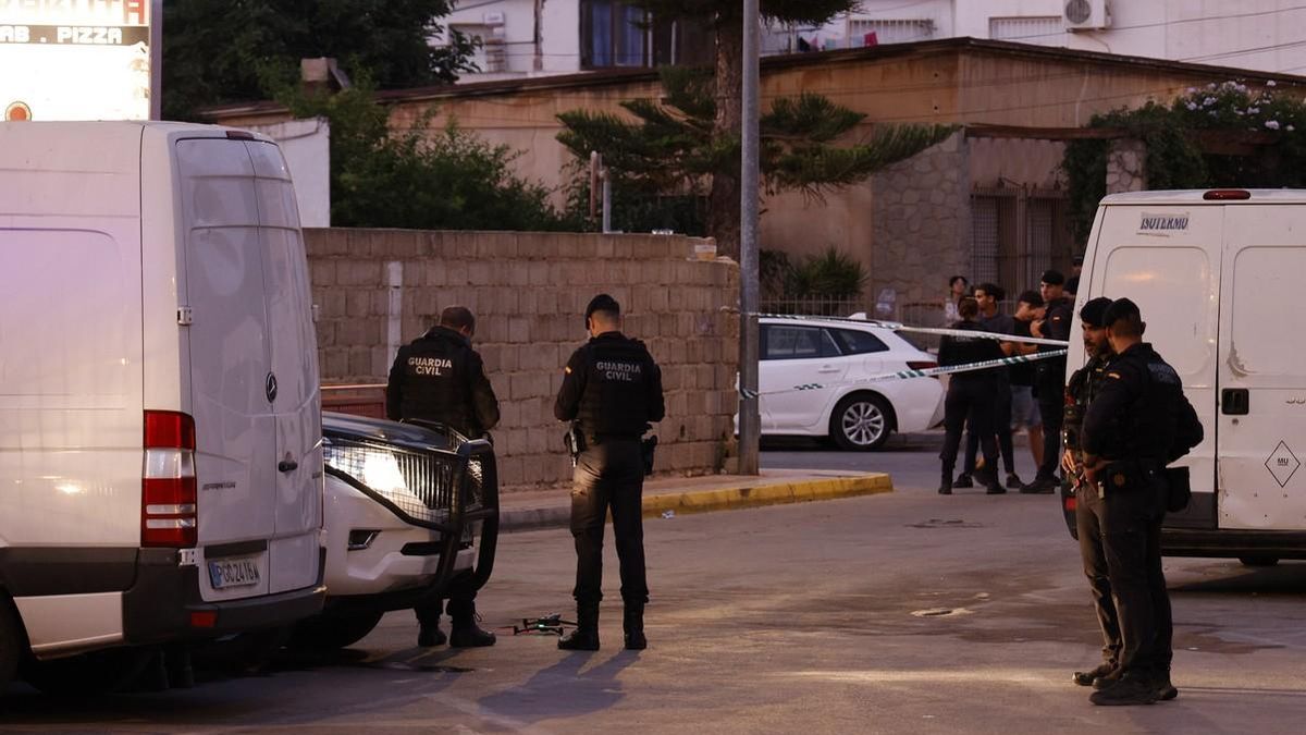 Dispositivo policial en Torre Pacheco, el pasado lunes
