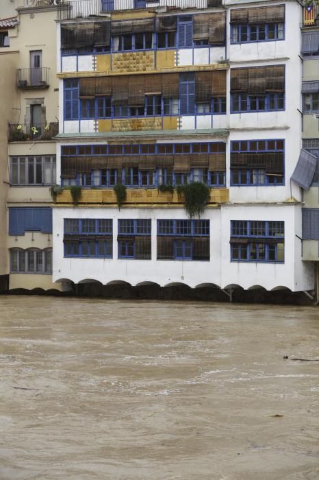 El riu Onyar, al seu pas per Girona