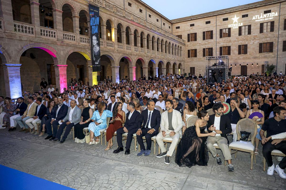 La clausura del Atlántida con la Reina y Javier Bardem como protagonistas, en imágenes La clausura del Atlántida con la Reina y Javier Bardem como protagonistas, en imágenes