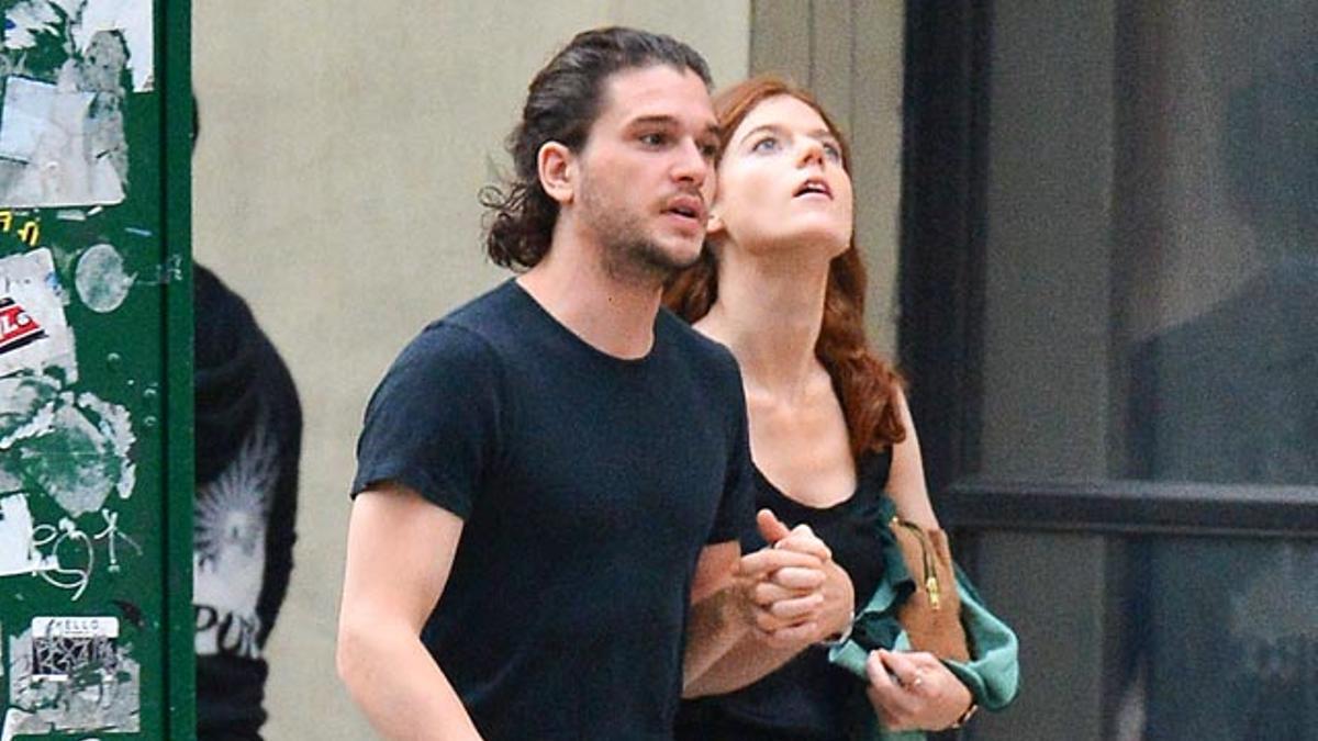 Kit Harington y Rose Leslie, de paseo por Nueva York