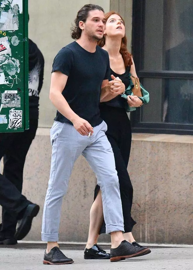 Kit Harington y Rose Leslie, inseparables por Nueva York