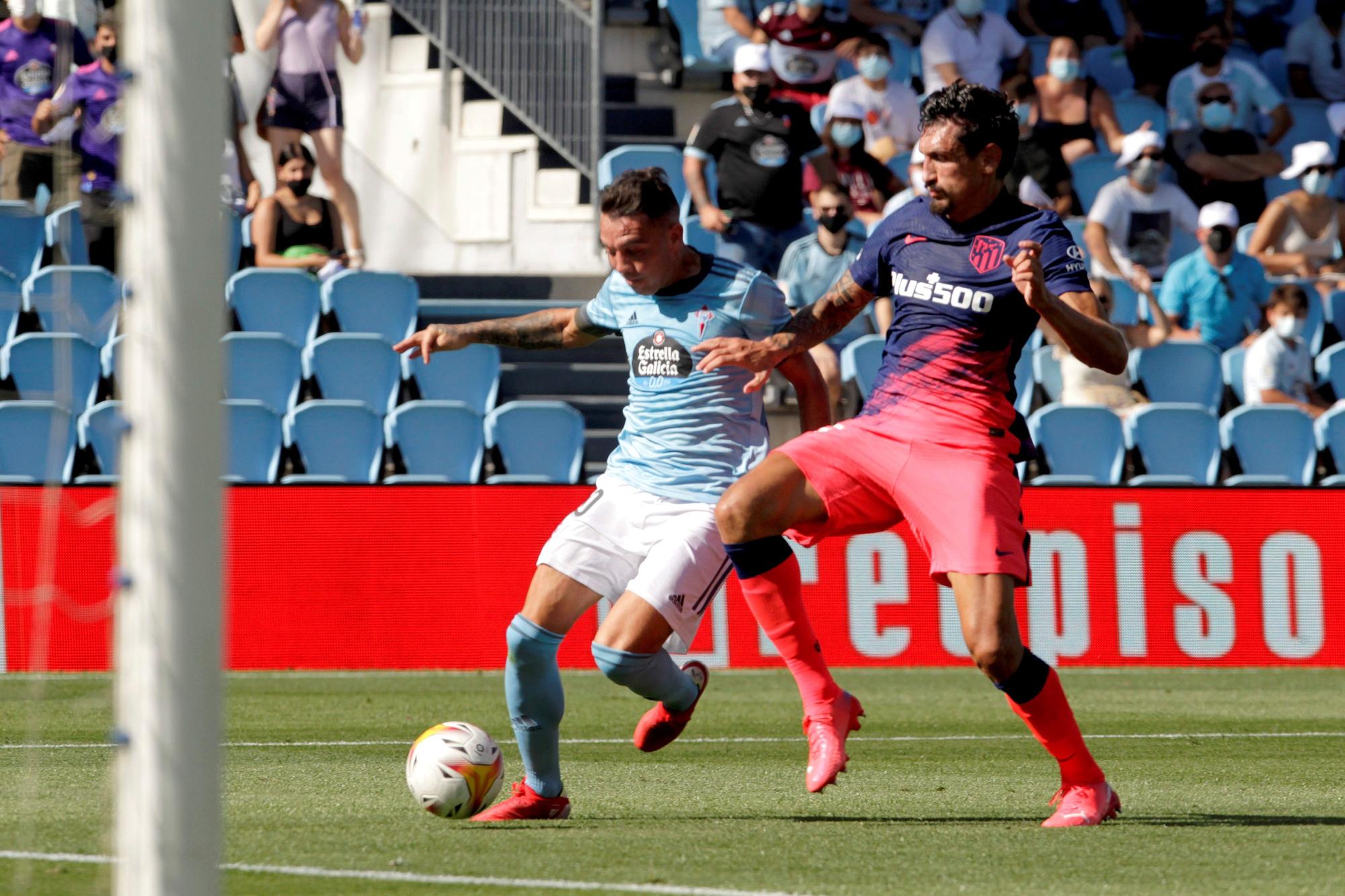 El Celta-Atlético, en imágenes