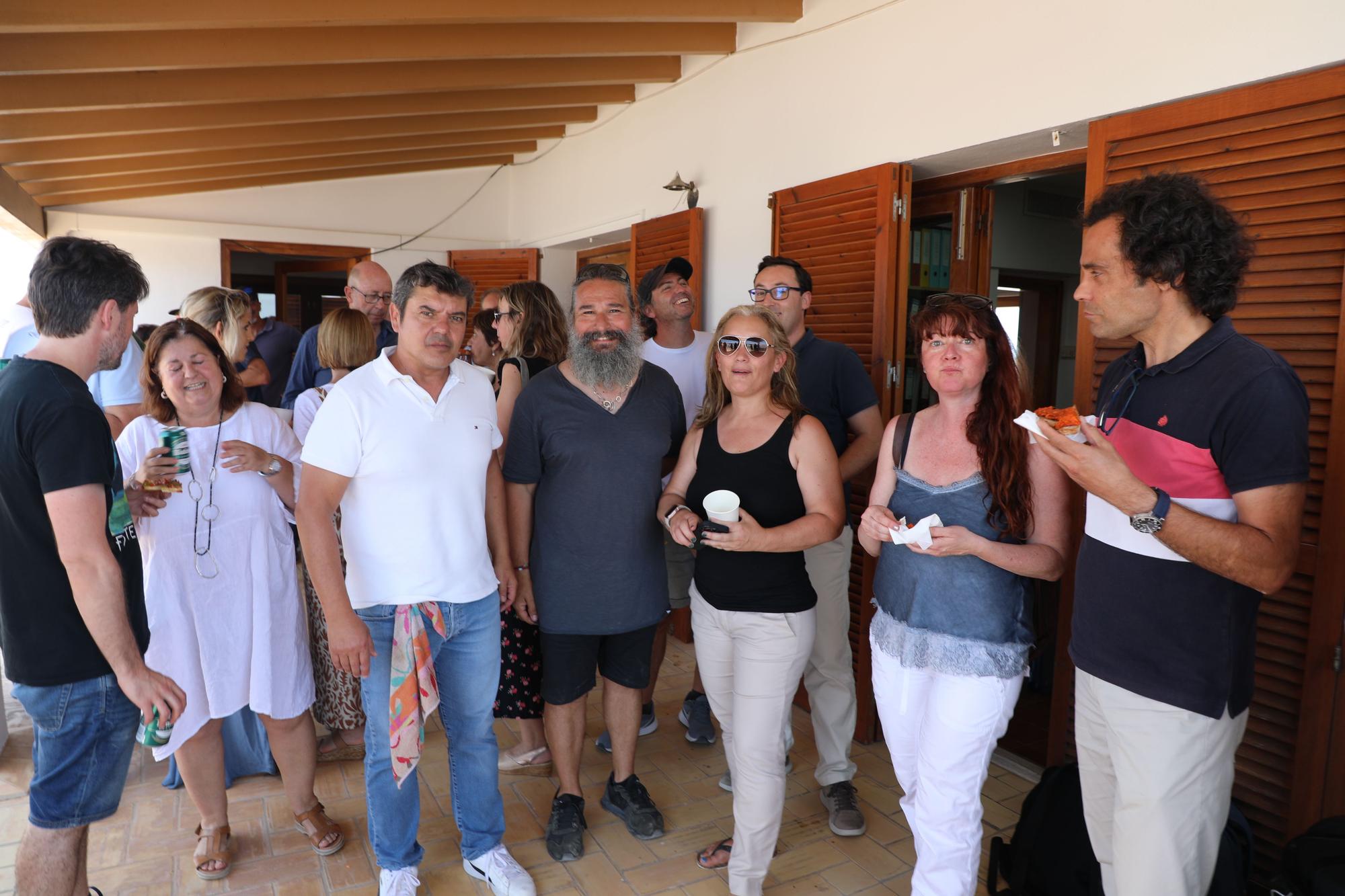 Todas las imágenes de la despedida del equipo de gobierno del Consell de Formentera.
