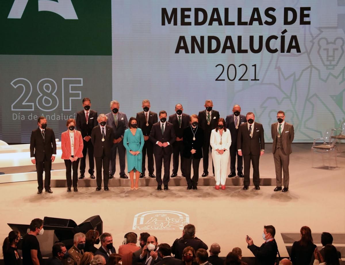 Las imágenes de la entrega de las Medallas de Andalucía y título de Hijo Predilecto