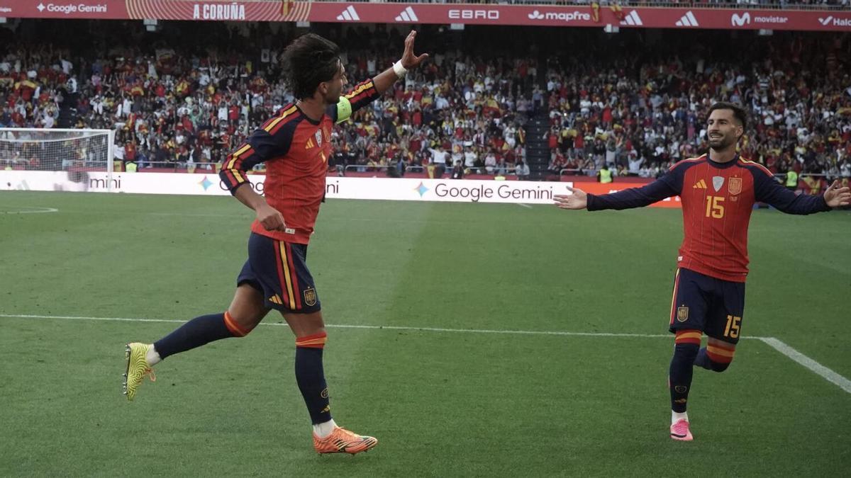 Partido amistoso entre las selecciones de España e Irak previo a la Copa del Mundo.