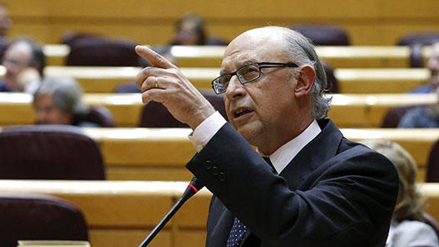 Cristóbal Montoro, en el Congreso.