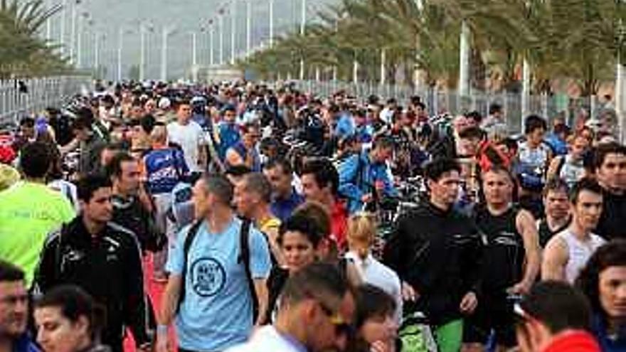 Triatlón celebrado en Arenales.