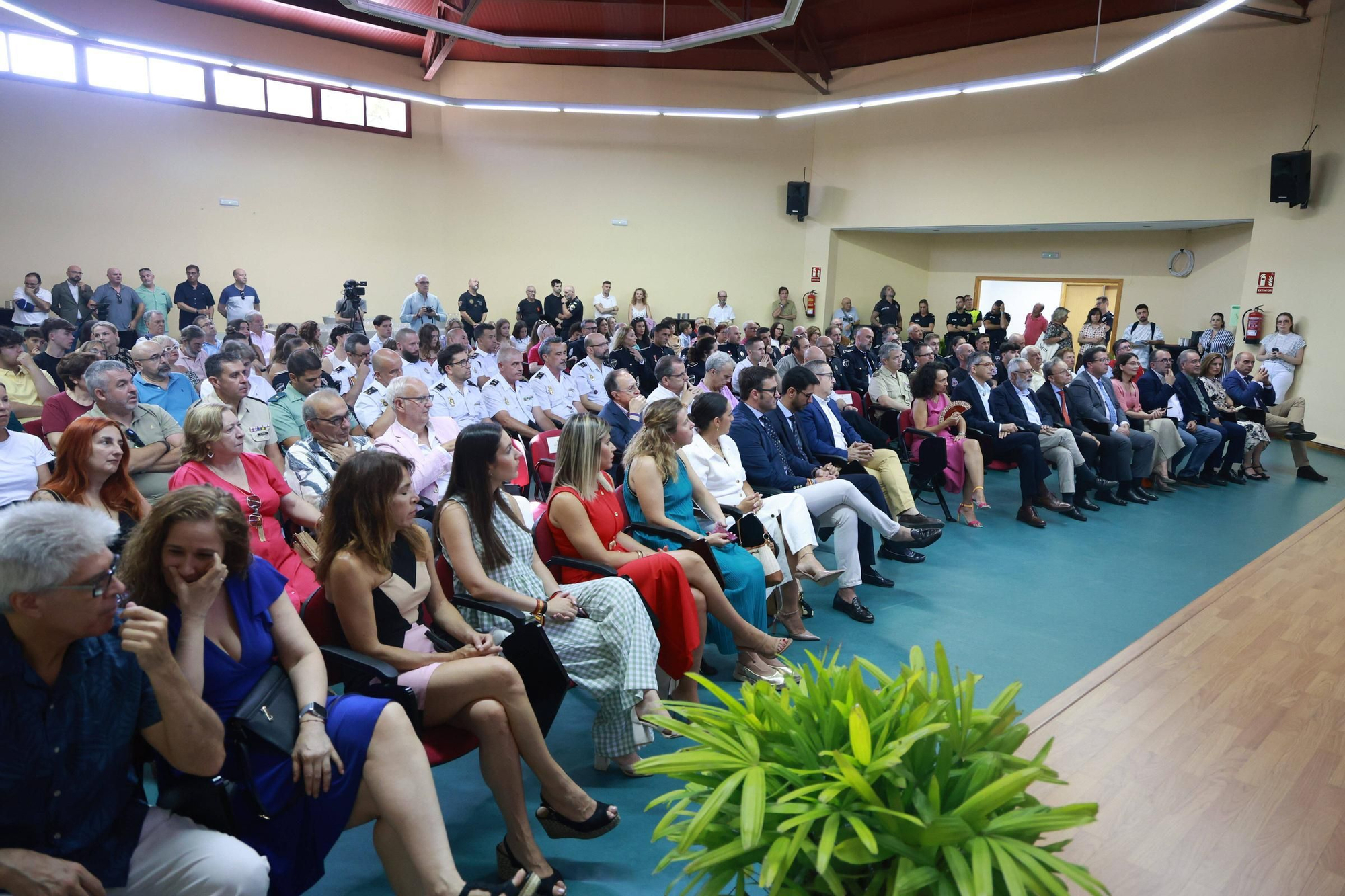 Acto institucional de la Policía Local de Cáceres por la festividad de la Virgen del Carmen