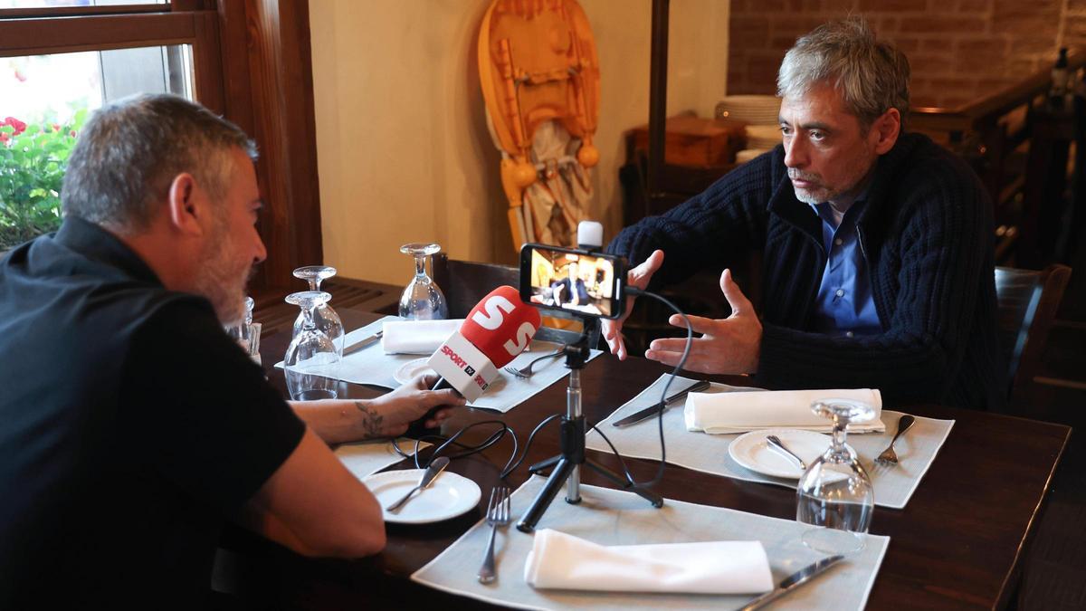 Dragan Ciric, durante la entrevista con SPORT en Belgrado