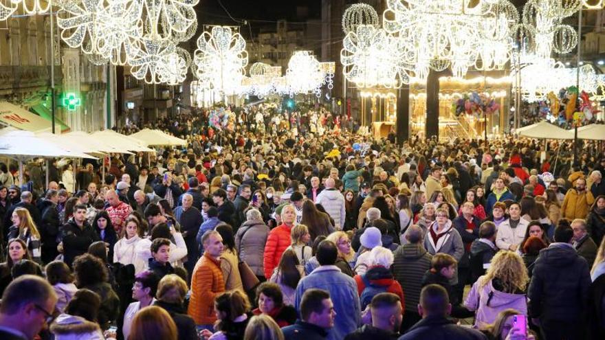 Las luces de Navidad baten su récord hotelero con un 38% más de pernoctas que en prepandemia