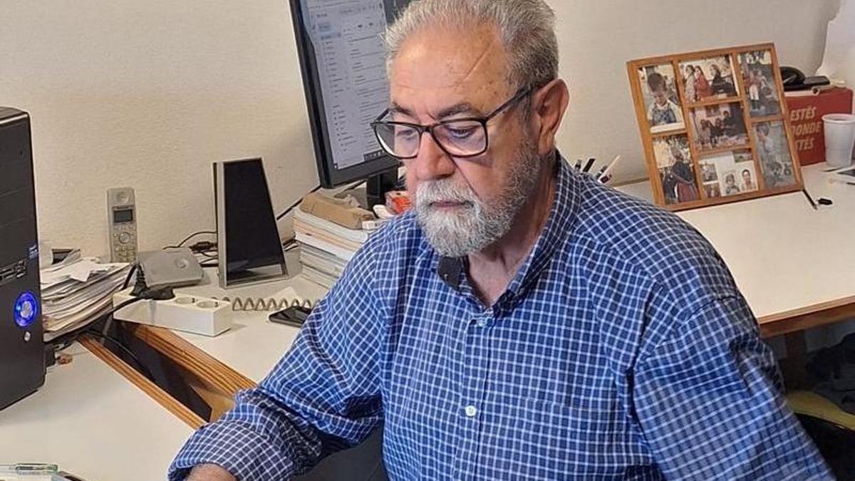 Miguel Matas Cascos, arquitecto y antiguo profesor de Expresión Gráfica Arquitectónica de la UEx,
