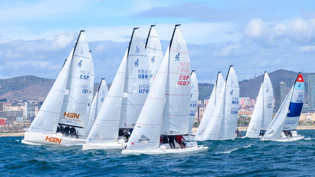 Tres de las 98 embarcaciones del Mundial de J70 son mallorquinas