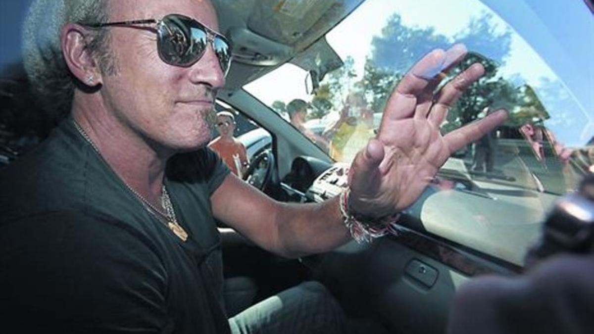 Bruce Springsteen, en su última visita a Barcelona, en julio del 2008.