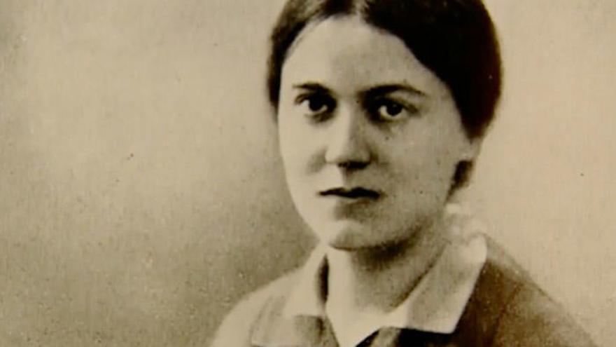 Una de las escasas imágenes que se conservan de Edith Stein.